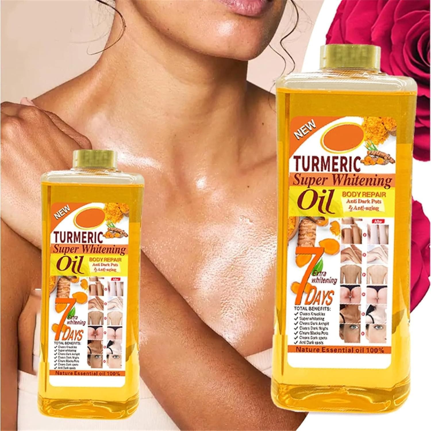 Veetgold Turmeric Super Whitening Oil: Anti-Aging & Spot Repair - alternate