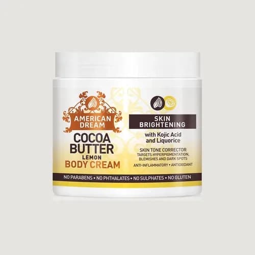 American Dream Cocoa Butter Lemon Kojic Cream