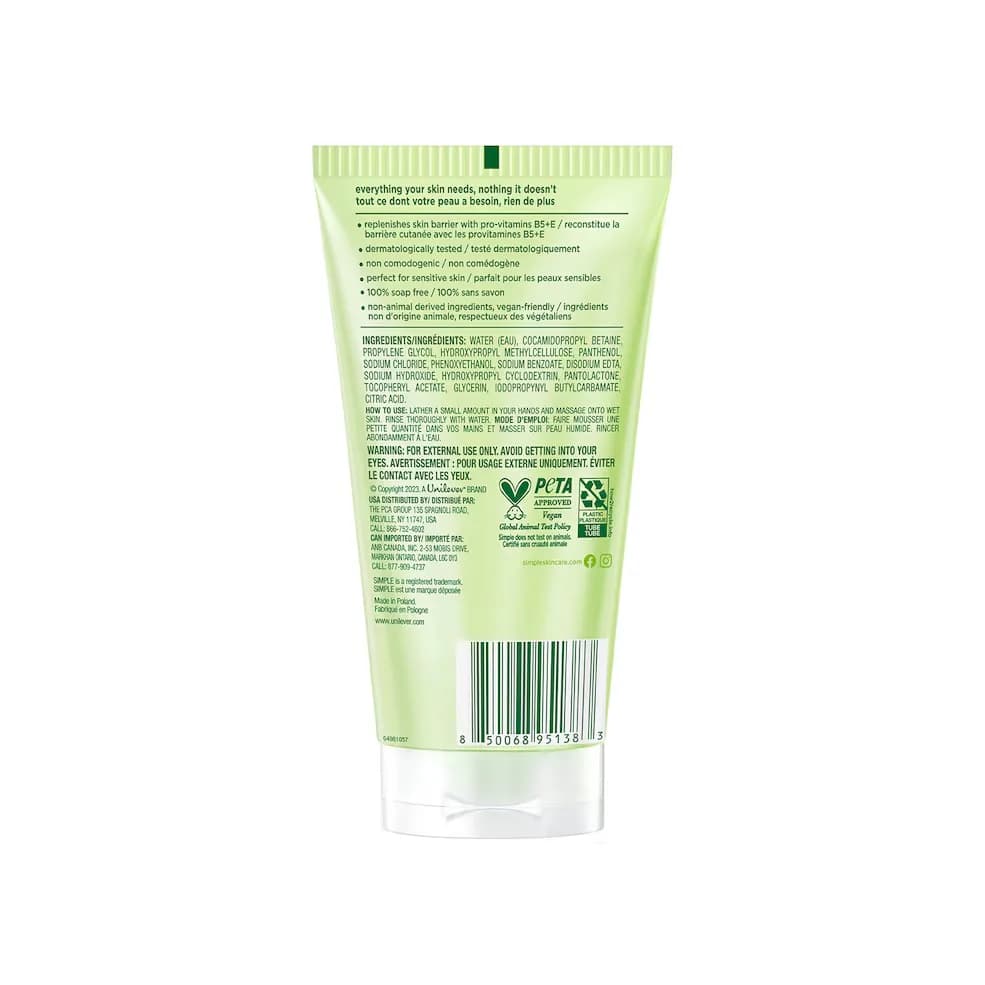 Simple Kind to Skin Moisturizing Facial Wash - alternate