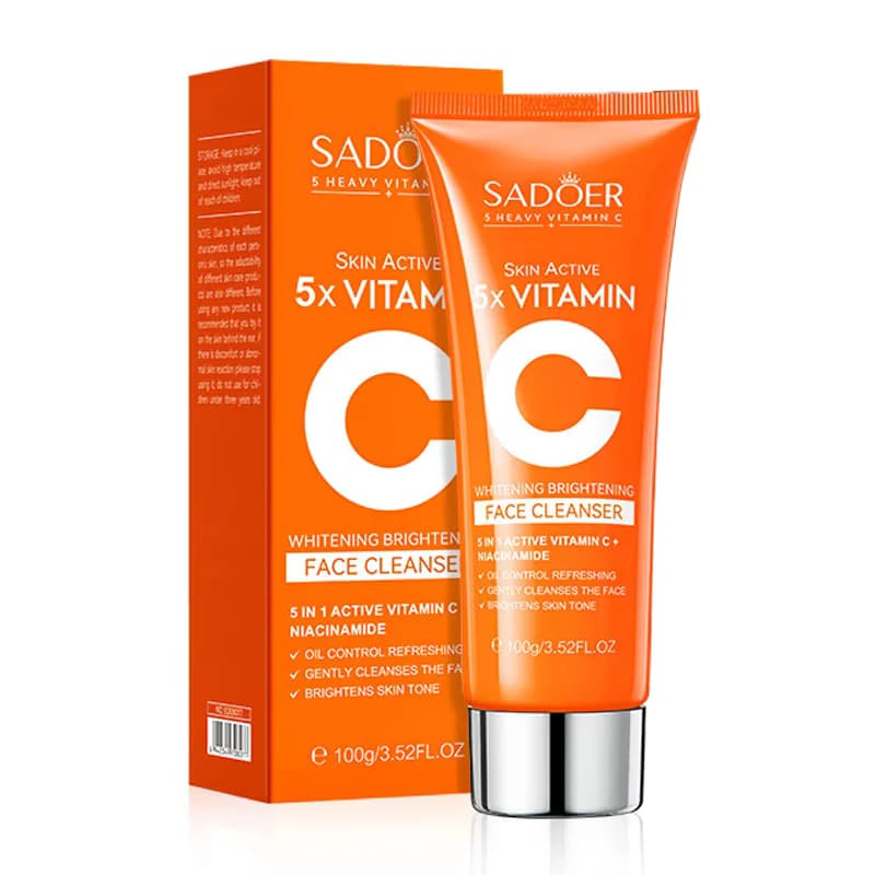 SADOER Vitamin C Brightening & Oil-Control Facial Cleanser