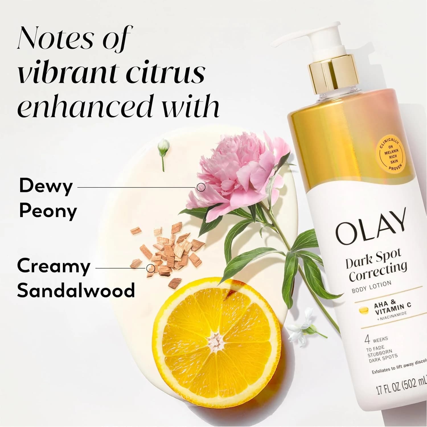 Olay Dark Spot Correcting Body Lotion With AHA & Vitamin C + Niacinamide (502 ml) - alternate