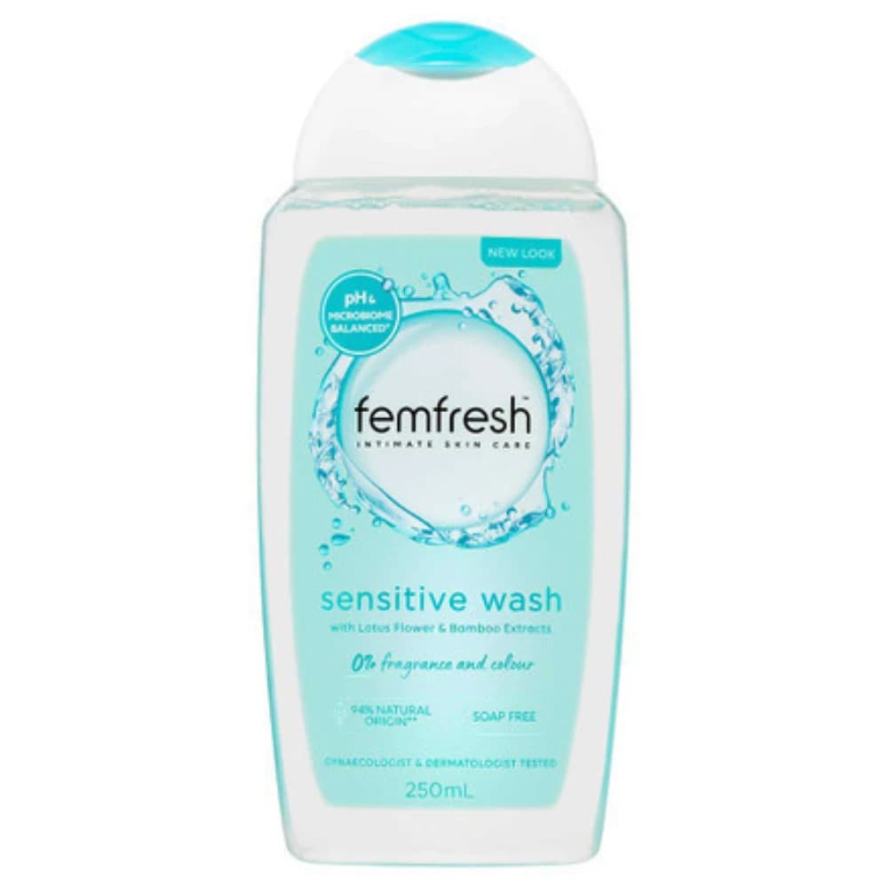 Femfresh Sensitive Intimate Wash (250mL) – Fragrance-Free Daily Cleanser