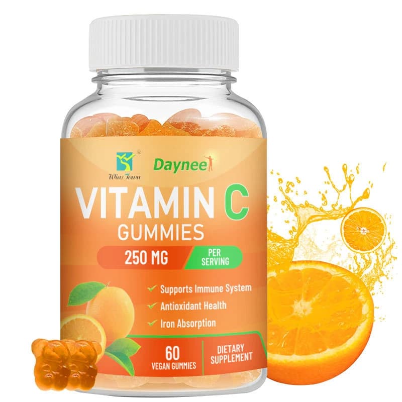 Wins Town Daynee Vitamin C Gummies (60 Count) – Immune Support & Glowing Skin