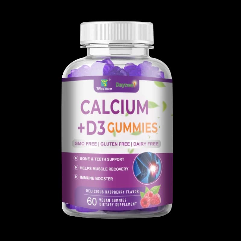 Winstown Daynee Calcium +D3 Gummies (60 Count) – Delicious Bone & Teeth Support