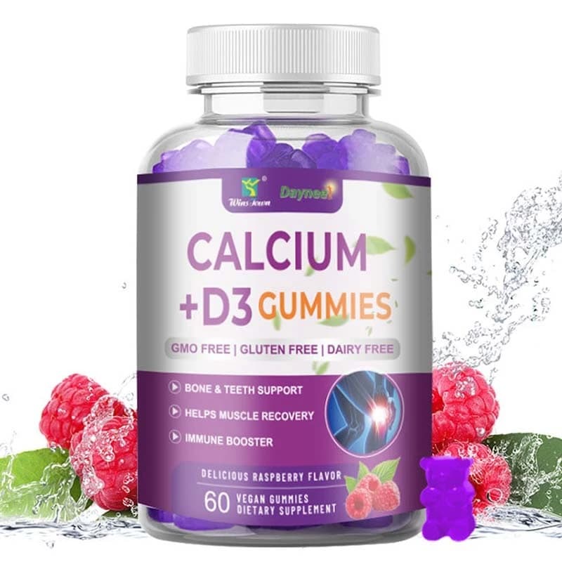 Winstown Daynee Calcium +D3 Gummies (60 Count) – Delicious Bone & Teeth Support - alternate
